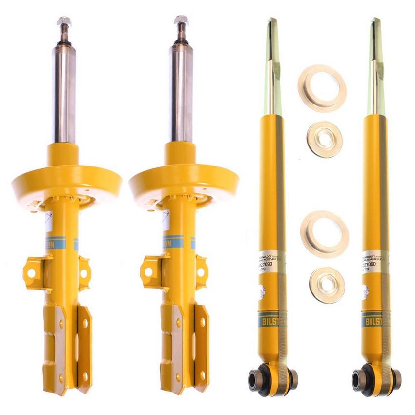 SAAB Suspension Strut and Shock Absorber Assembly Kit - Front and Rear (B8 Performance Plus) - Bilstein 3809938KIT